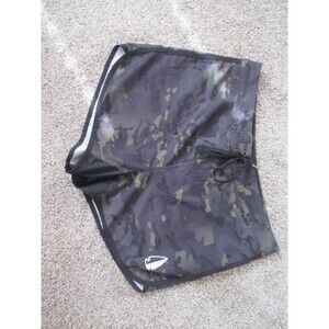 TacHuntFish Shorts Mens L Athletic Gym Stretch Camo